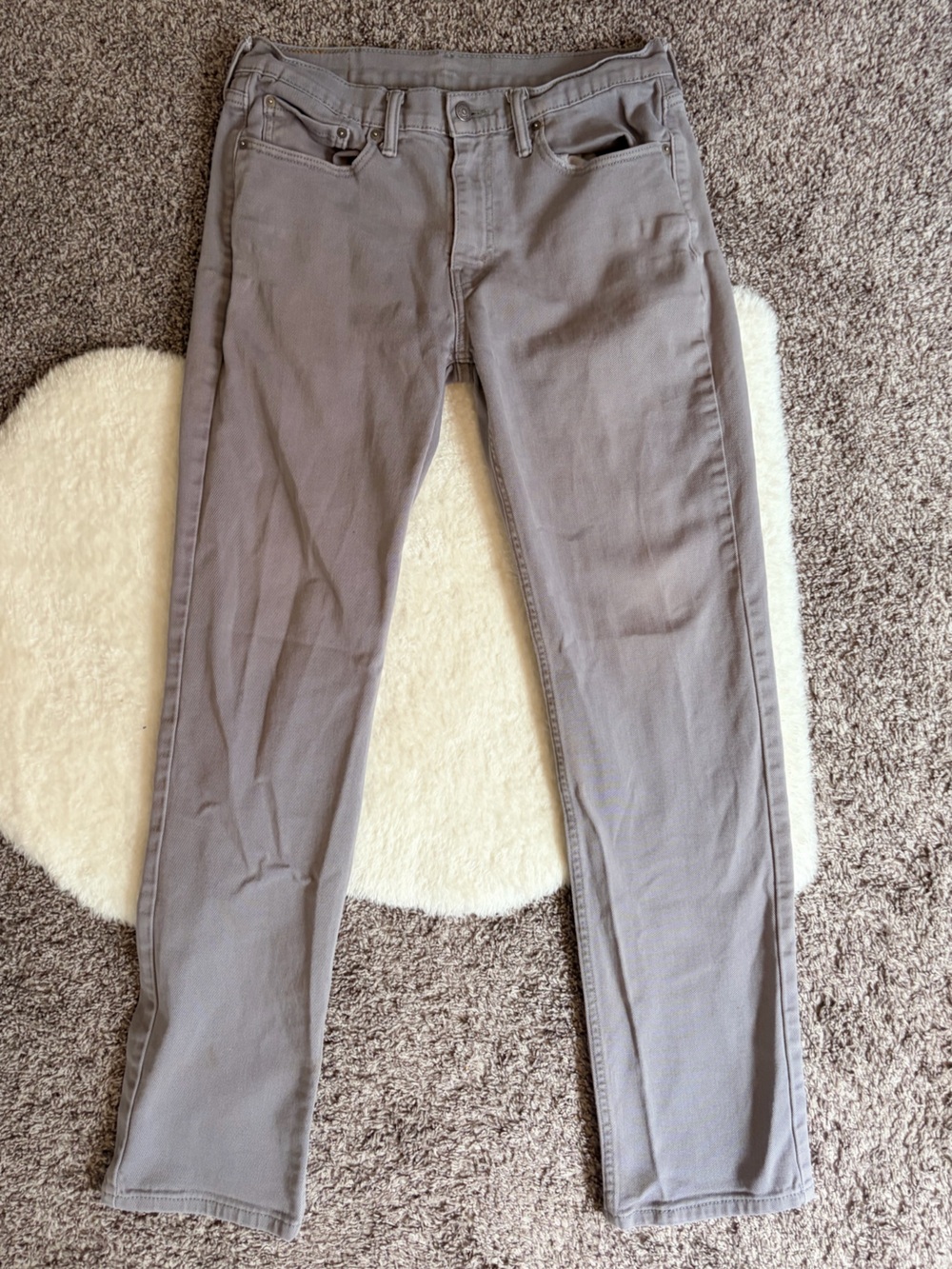 Levi’s 514 Gray Straight fit jeans, size 33x34